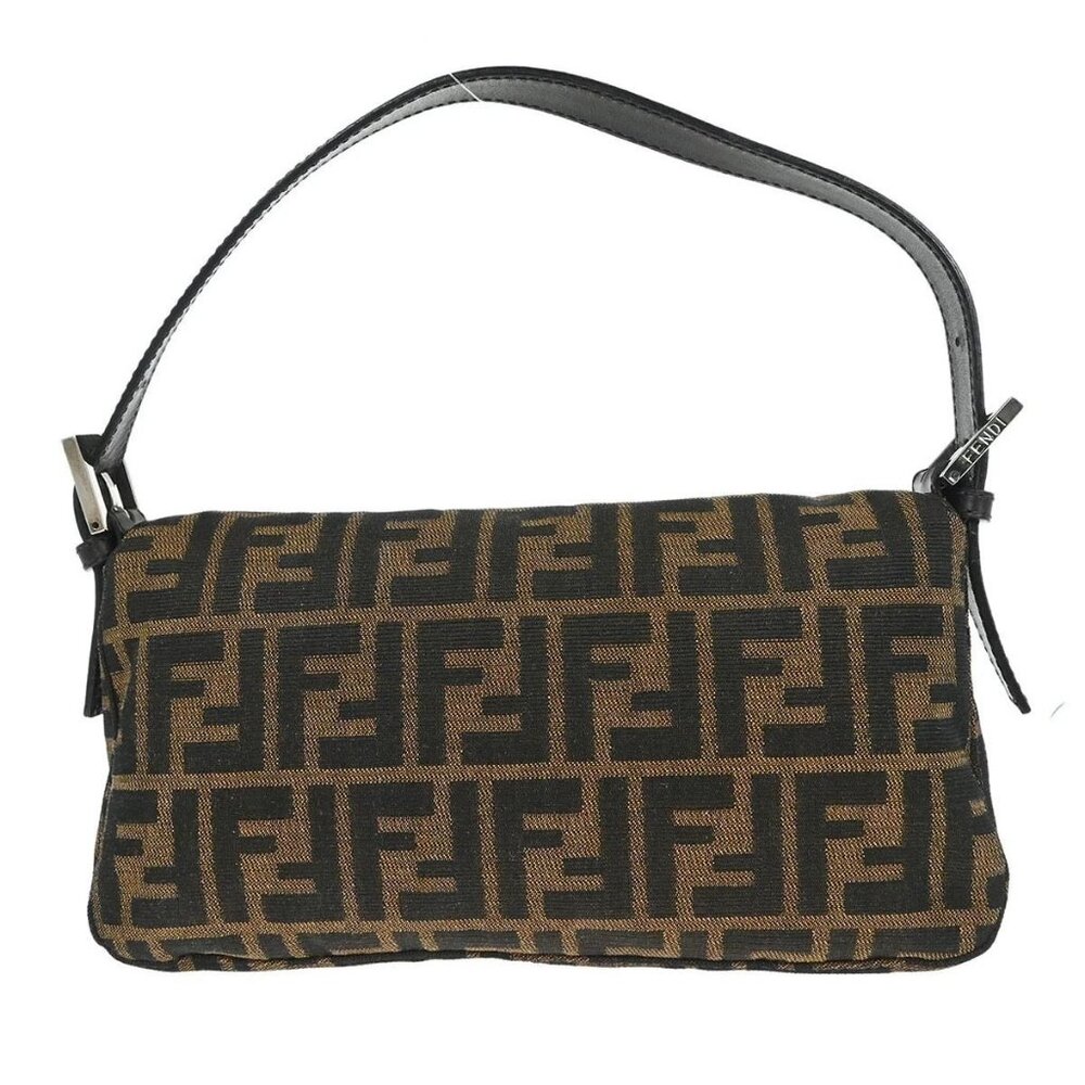 Fendi Brown Zucca Baguette Handbag 2220/26424/009 156051 - Picture 2 of 10